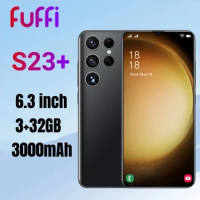 FUFFI-S23+ Smartphone Android 6.3 inch 3000mAh Battery 3+32GB ROM Mobile phones Google Play Store 5+8MP Original Cellphones
