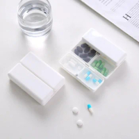 Weekly Pill Box 7 Days Foldable Travel Medicine Holder Pill Box Tablet Storage Case Container Dispenser Organizer Tools