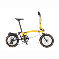 16inch bike 9speed High quality Steel Frame light weight Y bar M bar 9S Mini Folding Bike foldable bicycle