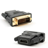 DVI 24+1 to hdmi adapter DVI Male to HDMI Female Converter For HDTV Gold Plated Support 1080p High Quality