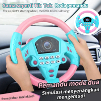 Mainan Setir Mobil Anak - Mainan Edukasi Interaktif dengan Kemudi & Roda Nyata - Mainan Stir Mobil B