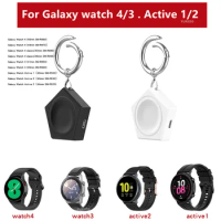 Magnetic Mini Type c+Micro Watch Charger for Samsung Galaxy Watch4/Watch3/Active/Active2 Smartwatch Portable Wireless Charger