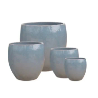 Ceramic Flowerpot Garden Pot Decorative Plant Pot Planter Mix Outdoor Glazed Atlantic Pots Cheap Big Multiple Colors