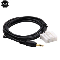 3.5mm AUX Audio CD Male Interface Adapter Cable DIY for Phone Music Player for Mazda 2 3 5 6 2006 2007 2008 2009 2010 - 2013