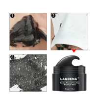 Face Mask Unisex Blackhead Remover Mask Black Mask Nose Peeling Acne Treatment Pore Strip Peel Skin Care Deep Cleansing