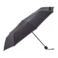 KNALLA 雨傘, 折疊式 黑色, ø95 公分