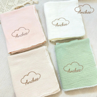 Khăn Tắm Xô Muslin 2 Lớp Anchee Nền Màu Cao Cấp Cho Bé size 90x100cm Mềm Mại, Thấm Hút Tốt (Anchee M