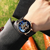 AILANG Top design watch Minimalist tourbillon men's automatic watch mechanical gear wrist watches quality diesel Gentleman