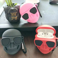 Skull Style Silicone Case For AirPods Pro2 Wireless Bluetooth Earphone Protective Case For Apple Airpods Pro 2 Cover Case