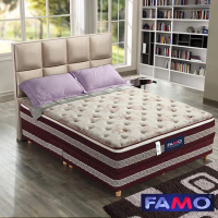 【法摩FAMO】三線加高[CF系列]硬式床墊(手染+涼感紗+Coolfoam記憶膠麵包床)-5尺雙人