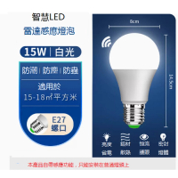LED雷達感應燈泡15w