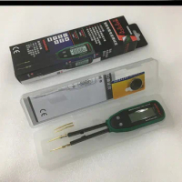 Handheld capacitive patch resistance tester MS8910 digital SMD passive component diode tester tweezer clamping measurement