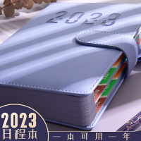 2024年日程本計劃本日歷本商務自律打卡本時間管理365天效率手冊表每日辦公日記本工作筆記本本子手賬記事本