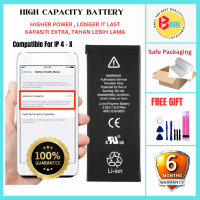 Compatible Large Capacity Battery Bateri kapasiti Besar For 11 12 13 14 Pro Max 5 5S 5C 6 6S 7 8 Plu