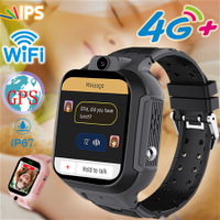 With 4G Sim Card Smart Watch For Child 4G Smartwatch WIFI Tracker Voice Chat Video Call Monitor Boys Girls Kids Smart Watch