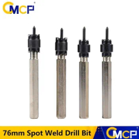 CMCP 3/8" 5/16" Spot Weld Drill Bit Cutter Stainless Steel Center Drill Bit Carbide Tipped Metal Hole Cutter Power Spot Welding