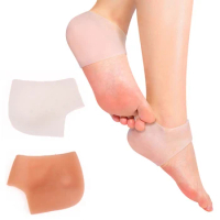 Silicone Feet Care Socks Heel Cover Moisturizing Gel Heel Thin Socks With Hole Cracked Foot Skin Care Protector Foot Care Tools