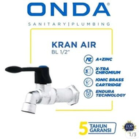 KRAN TEMBOK ONDA BL 1/2 INCH || KRAN TEMBOK MERK ONDA || KRAN TEMBOK KAMAR MANDI || KRAN AIR MERK ON