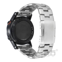 Titanium Alloy WatchBand Strap For Garmin Enduro Tactix Delta Descent Mk1 Mk2 Mk2i Fenix5 5X plus Fenix6 6X pro Fenix3 Hr