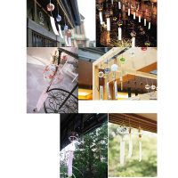 1PCS Bell Bell Nhật Bản Chuông Thương kính Handmade Glass Home Office