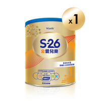 【惠氏 S-26】金愛兒樂嬰兒配方（再升級版）400gx1罐