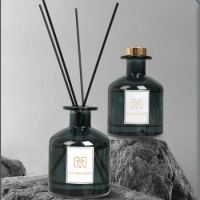 200ml Large Reed Diffuser, Natural Aroma Diffuser with Sticks for Home, Bathroom, Bedroom, Office, Hotel Fireless Oil Diffuser