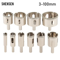 1Pc 3-100mm Glass Hole Saw Diamond Coated Drill Bits Drilling Crown for Tile Marble Ceramic Power Tools