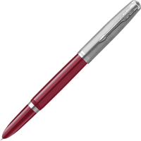 【PARKER】派克 51復刻版 銀蓋紅桿 鋼筆
