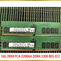 1 Pcs For SK Hynix RAM 16GB 16G 2RX8 PC4-3200AA DDR4 3200 REG ECC Server Memory