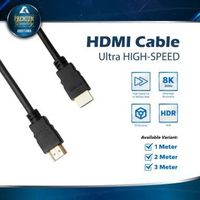 Kabel HDMI 2.1 8K 60Hz 48Gbps Ultra High Speed Support eARC HDR Dolby Vision DTS:X Cocok PS5 Xbox Se