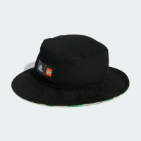 【adidas 愛迪達】帽子 童帽 漁夫帽 運動帽 遮陽帽 樂高 雙面 黑 HT6363