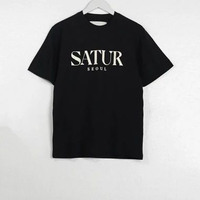 Kaos SATUR SETTER SEOUL EXCLUSIVE BLACK TSHIRT 100% ORIGINAL Size XL