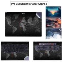 Anti Fingerprints DIY Printed Vinyl Decal Sticker Skin Protector Film for 2022 Acer Aspire 3 14 A314 35 15.6 A315 59 57G 56 42