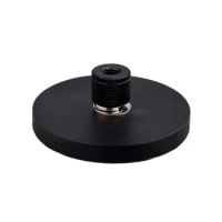 D66 Neodymium N52 Strong Round Magnet Rubber Coated 1/4 Inch Hole 3/8 Female Screw hole Magnetic Camera Mount and Stand Foot
