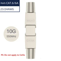 Cat 6A 7 Ethernet Extender Adapter RJ45 Connector Junction Connection Box RJ 45 Lan Cable Extension Plug Full Shielded Toolless