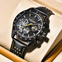 PAGANI DESIGN PD-1779 Moon Dark Mens Quartz Watches Luxury Chronograph Watch For Men Sapphire Waterproof Wristwtch Reloj Hombre