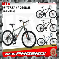IBW - Sepeda MTB NEW PHOENIX 2708 Alloy Uk 26" White