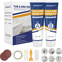 Tub Repair Kit White Fiberglass Shower tub and Porcelain Sink Repair Kit Acrylic Enamel Ceramics Til