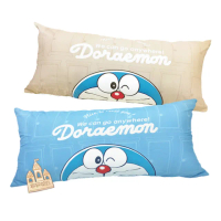 【享夢城堡】長型抱枕90x45cm(哆啦A夢DORAEMON 未來百貨-米.藍)