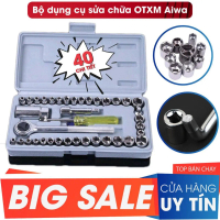 【Phiên bản nâng cấp】 【Đang hot】  Bộ đồ nghề cờ lê kết hợp 40 món AiWa