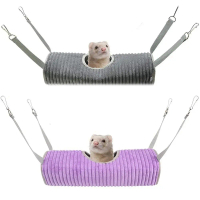 Selesa Bermain Tidur Swing Mouse Hanging Cage Hamster Tunnel Hamster Hammock Rat Swinging Bed