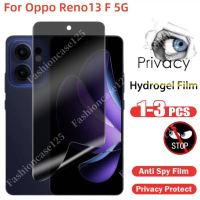 ฟิล์มนิรภัยแบบนิ่ม, สำหรับ OPPO Reno13 F 5G, 1-3 ชิ้น, ปกเต็ม, ป้องกันสายลับ, ฟิล์มกันรอยไฮโดรเจล, ฟ