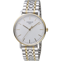 TISSOT 天梭 官方授權EVERYTIME 經典雋永手錶(T1094102203100)38mm