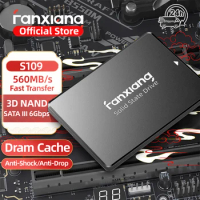 Fanxiang S109 SSD With 1GB Dram Cache 2.5''SATA SSD 1TB 2TB 4TB Full Speed 560MB/s Internal Solid State Disk for Laptop Desktop