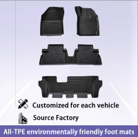 Bộ thảm sàn xe Suzuki Ertiga 4 miếng Thảm sàn TPE thân thiện với môi trường dành cho Suzuki Ertiga n