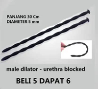 D100 Silikon urethra kateter sound block urine alat bantu dilator pria lelaki silikon silicone sumba