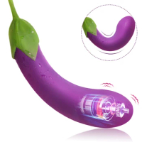 Eggplant Vibrator G-spot Vagina Stimulator Female Masturbator Nipple Clitoral Massager Dildo Vibrators Pussy Sex Toys for Women