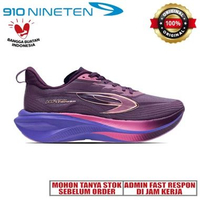 910 NINETEN HAZE TEMPO 2.0 MERAH MAROON/MERAH MD/UNGU SEPATU LARI ORIGINAL 43