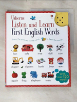 【書寶二手書T6／少年童書_JQC】Listen and Learn First English Words_Sam Taplin,Rosalinde Bonnet