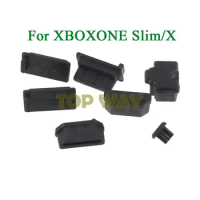 50sets USB Dust Plug for Xbox One X Gaming Console Silicone Dust Proof Cover Stopper Dustproof Kits For Xboxone S Slim